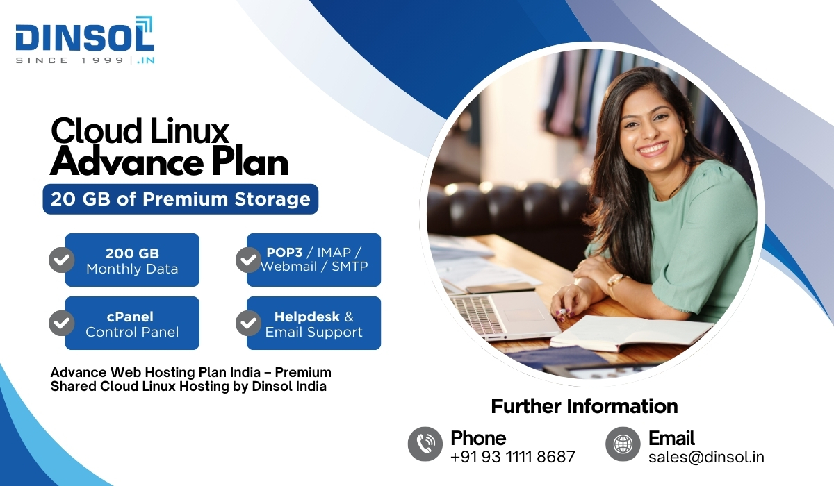 Dinsol India - cPanel Advance Plan